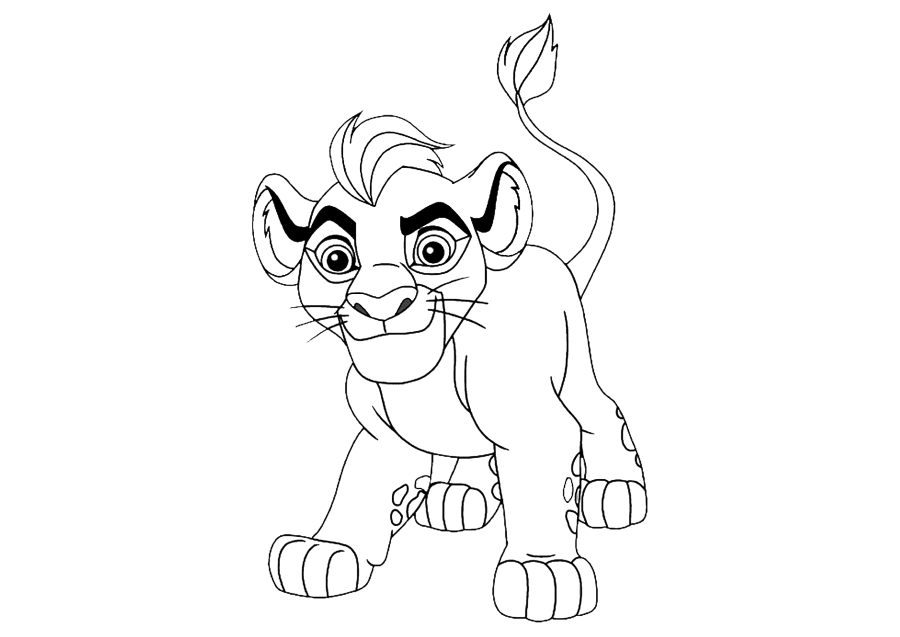 Lion King coloring book